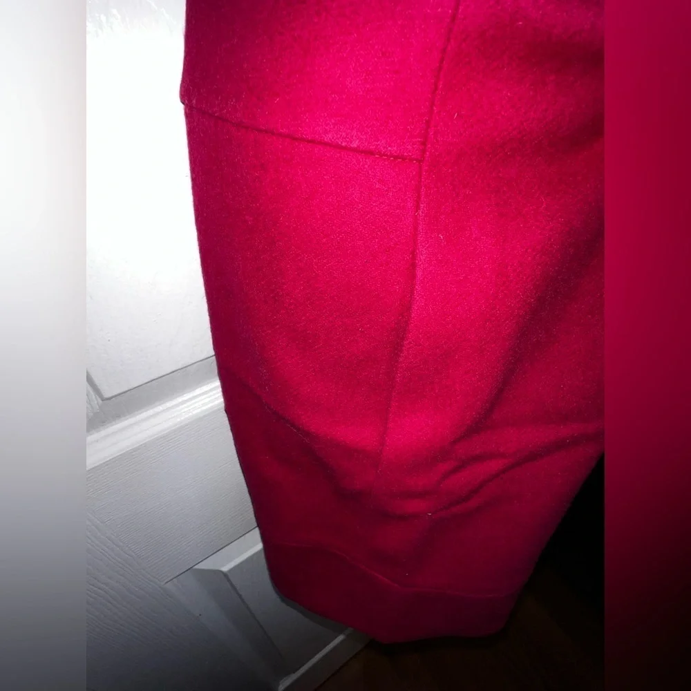 Vtg J. Crew Women’s 4 Hot Pink Wool A-Line Classic Mini Skirt S